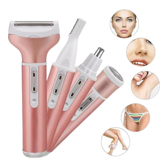 Depiladora Facial Corporal 4 En 1 Recargable