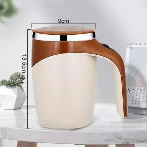 Vaso Mezclador Automático 100% Recargable con Tapa Antiderrames